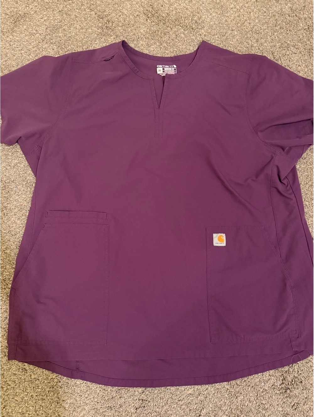 Carhartt FORCE Women’s Purple Scrub Top 2XL